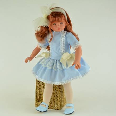 Кукла Эли в голубом платье, 60 см. 
